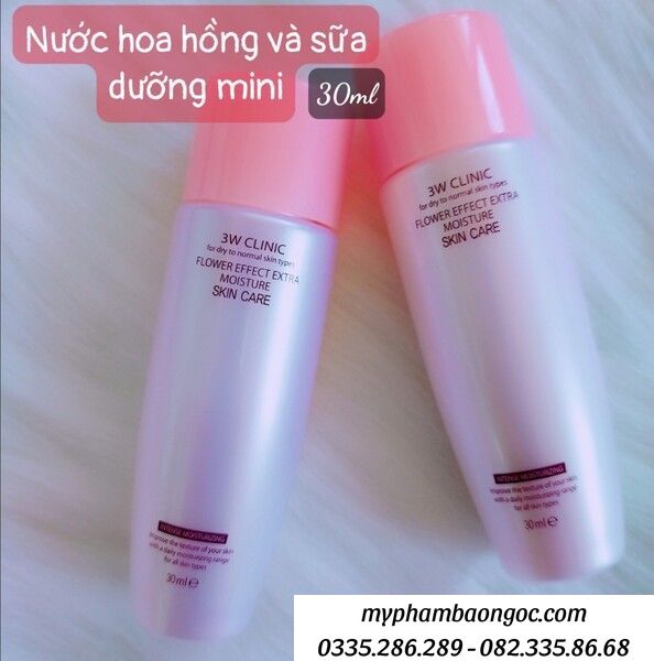 DƯỠNG DA HOA HỒNG 3W CLINIC 5IN1 ROSE HÀN QUỐC