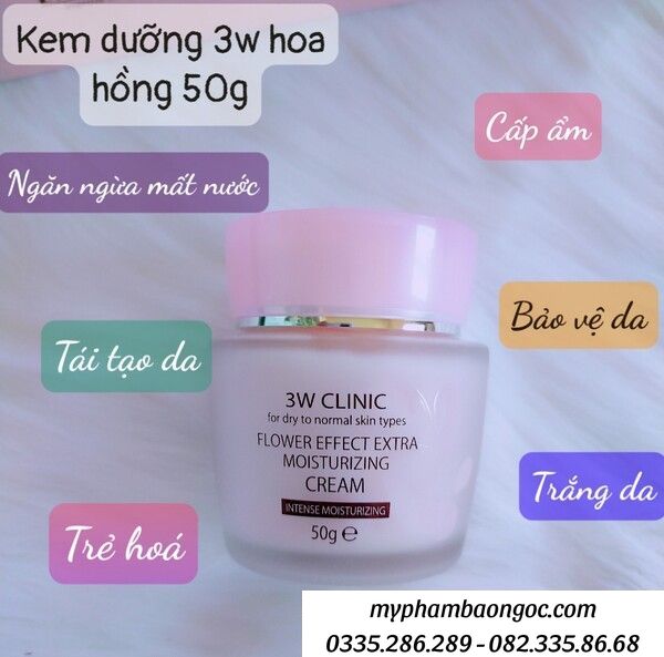 DƯỠNG DA HOA HỒNG 3W CLINIC 5IN1 ROSE HÀN QUỐC