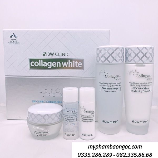 DƯỠNG TRẮNG DA 3W CLINIC COLLAGEN TRẮNG 5IN1