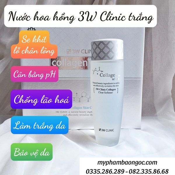 DƯỠNG TRẮNG DA 3W CLINIC COLLAGEN TRẮNG 5IN1