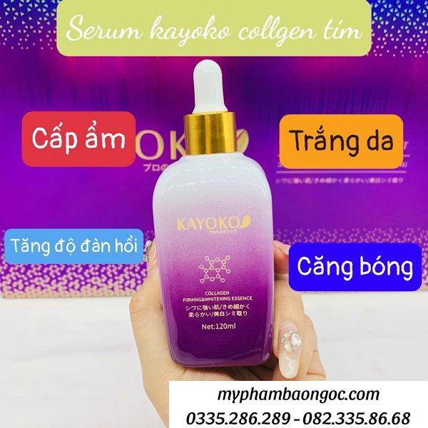 BỘ KAYOKO COLLAGEN TÍM 5IN1 HÀN QUỐC TRỊ NÁM TRẮNG DA