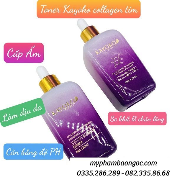 BỘ KAYOKO COLLAGEN TÍM 5IN1 HÀN QUỐC TRỊ NÁM TRẮNG DA