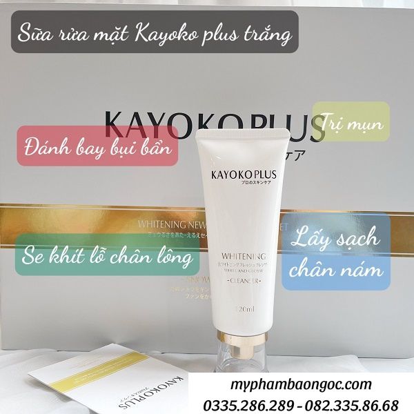 Bộ kem dưỡng trắng mờ nám kayoko