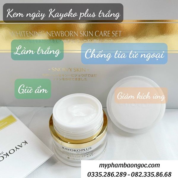 Bộ kem kayoko plus nhật bản