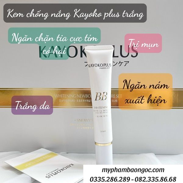 Bộ kem kayoko plus trắng nhật bản