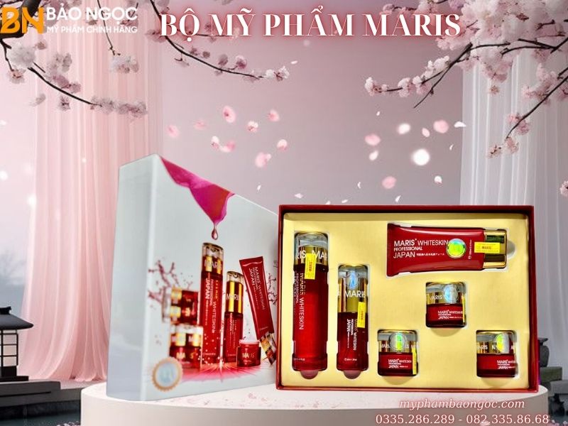 BỘ MỸ PHẨM NHẬT BẢN TRỊ NÁM TÀN NHANG DƯỠNG TRẮNG DA MARIS