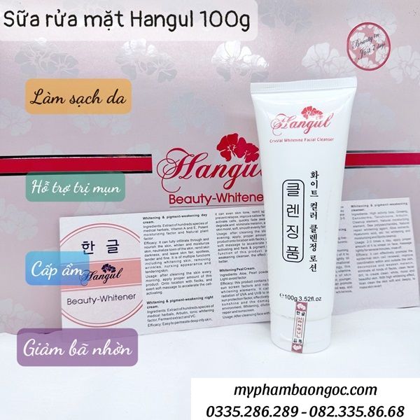 BỘ MỸ PHẨM TRỊ NÁM DƯỠNG TRẮNG DA HANGUL 6IN1 HÀN QUỐC