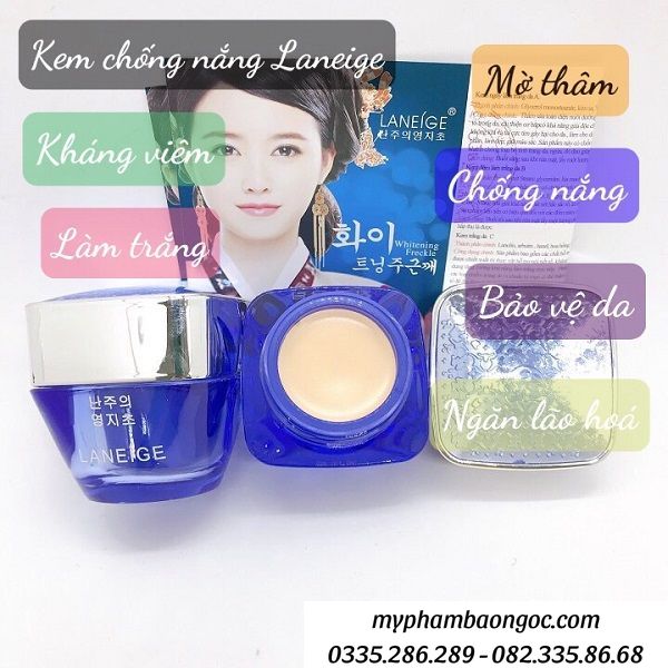 Bộ Kem Laneige trị nám tàn nhang chính hãng