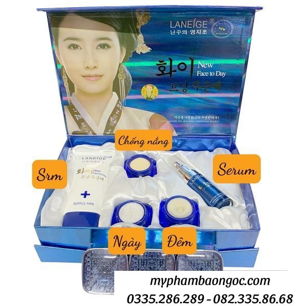 Bộ mỹ phẩm Laneige trị nám tàn nhang Hàn Quốc