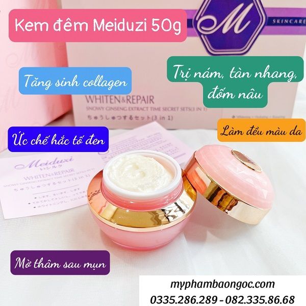 Bộ kem Meiduzi trị nám trắng da