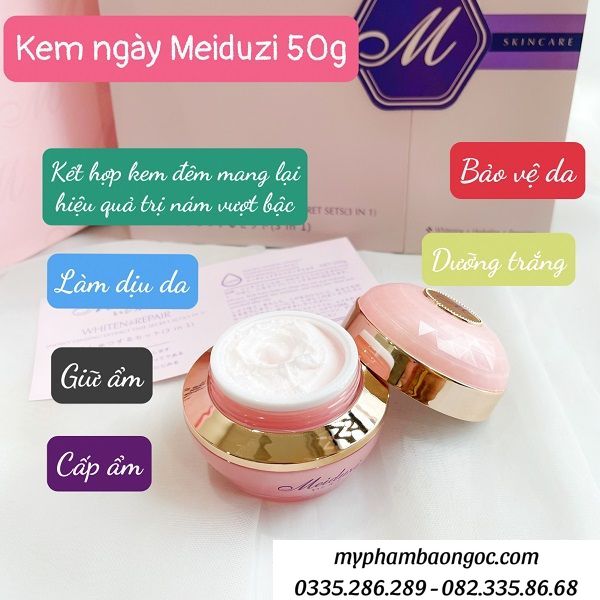 Bộ mỹ phẩm meiduzi trị nám tàn nhang dưỡng trắng da