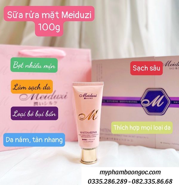 Cách sử dụng bộ mỹ phẩm Meiduzi
