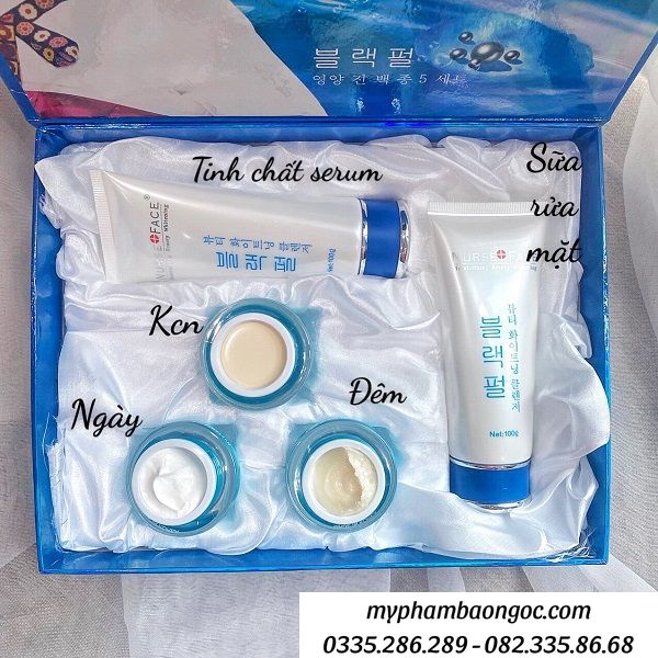 BỘ MỸ PHẨM TRỊ NÁM TÀN NHANG NURSE FACE NGỌC TRAI 5IN1