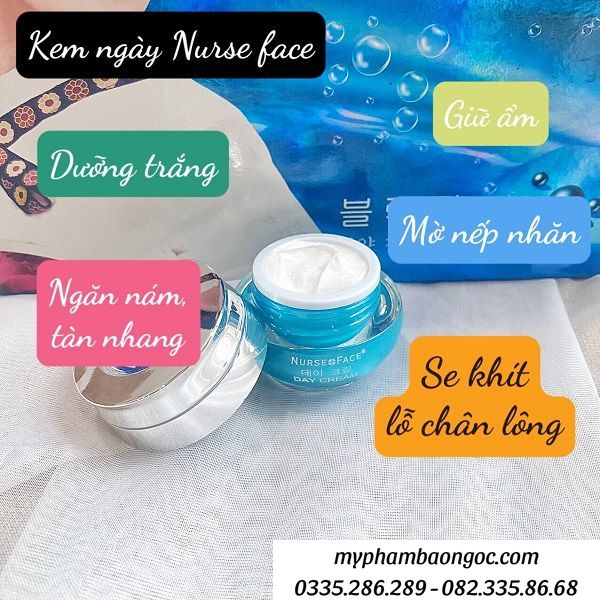 BỘ MỸ PHẨM TRỊ NÁM TÀN NHANG NURSE FACE NGỌC TRAI 5IN1