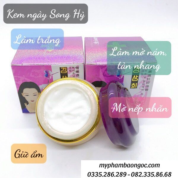 BỘ MỸ PHẨM DƯỠNG TRẮNG DA MỜ NÁM SONG HỶ 4IN1 HÀN QUỐC