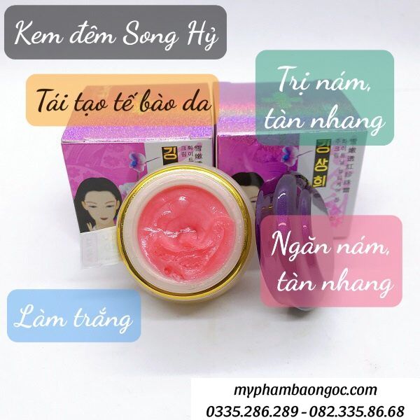 BỘ MỸ PHẨM DƯỠNG TRẮNG DA MỜ NÁM SONG HỶ 4IN1 HÀN QUỐC