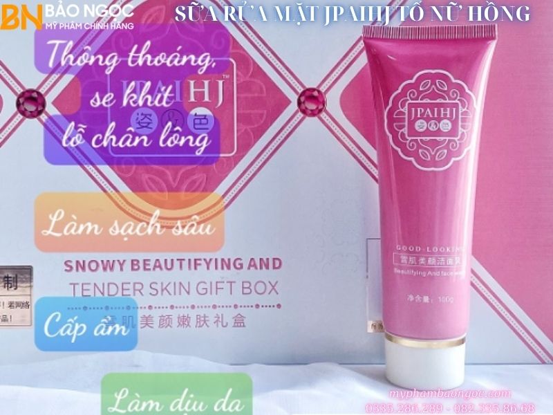 sữa rửa mặt tố nữ hồng