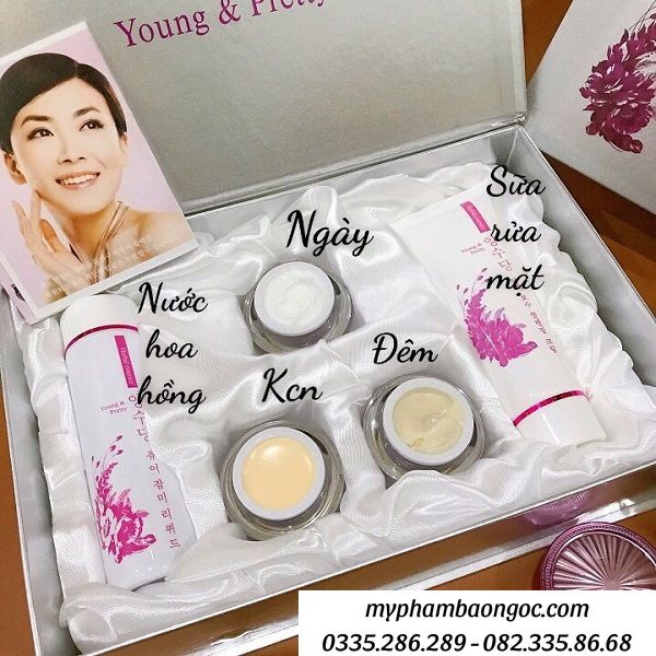 BỘ MỸ PHẨM TRỊ NÁM TÀN NHANG TRẮNG DA YOUNG PRETTY HÀN QUỐC