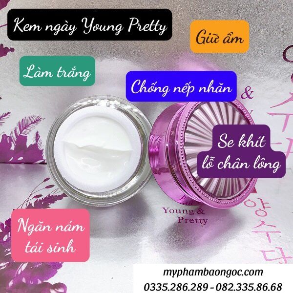 BỘ MỸ PHẨM TRỊ NÁM TÀN NHANG TRẮNG DA YOUNG PRETTY HÀN QUỐC