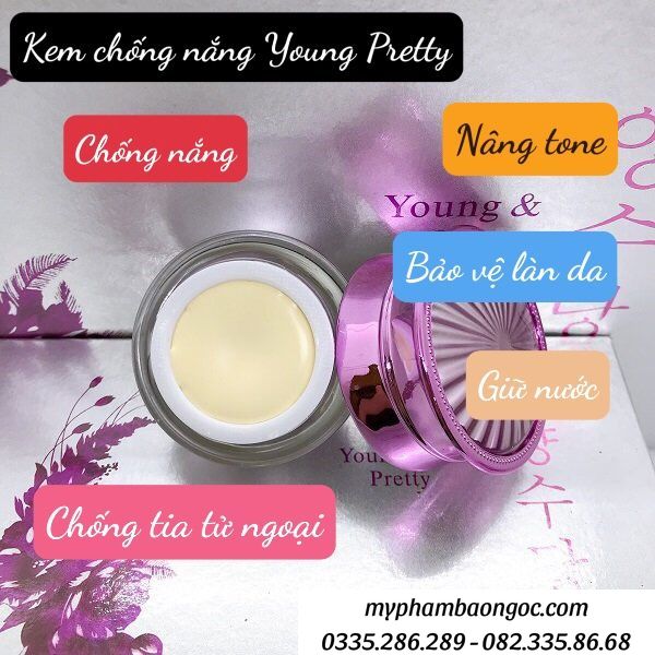 BỘ MỸ PHẨM TRỊ NÁM TÀN NHANG TRẮNG DA YOUNG PRETTY HÀN QUỐC