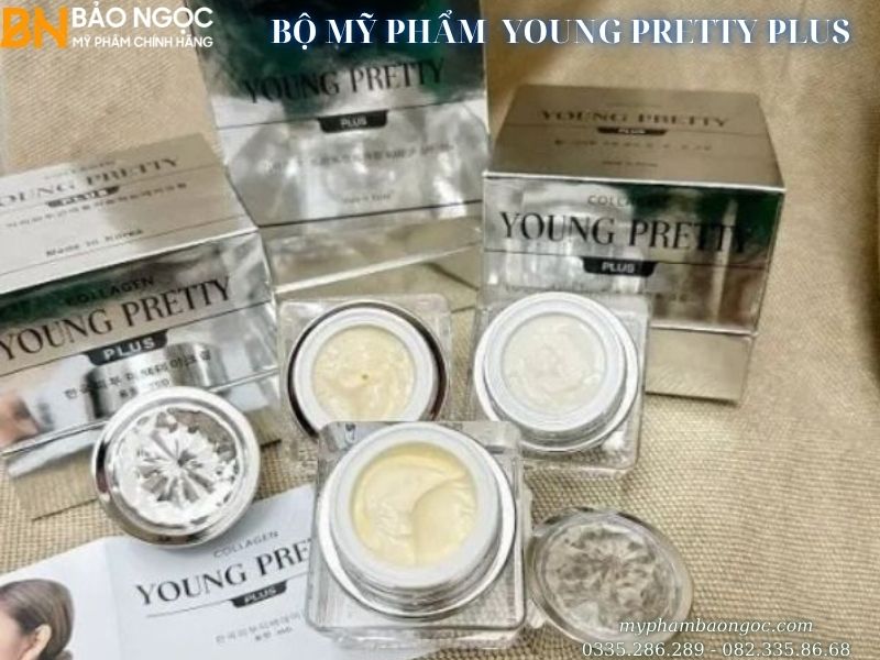 BỘ MỸ PHẨM TRỊ NÁM TRẮNG DA COLLAGEN YOUNG PRETTY PLUS