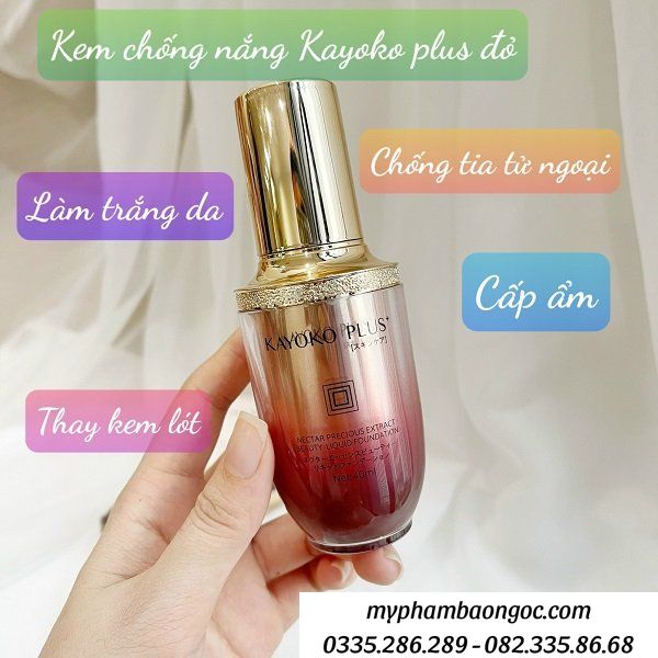 Cách sử dụng Bộ mỹ phẩm nhật bản kayoko plus đỏ