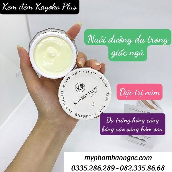 BỘ MỸ PHẨM KAYOKO PLUS VÀNG&nbsp;NHẬT BẢN TRỊ NÁM DƯỠNG TRẮNG DA