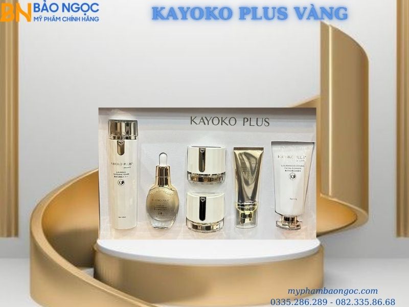 BỘ MỸ PHẨM KAYOKO PLUS VÀNG&nbsp;NHẬT BẢN TRỊ NÁM DƯỠNG TRẮNG DA