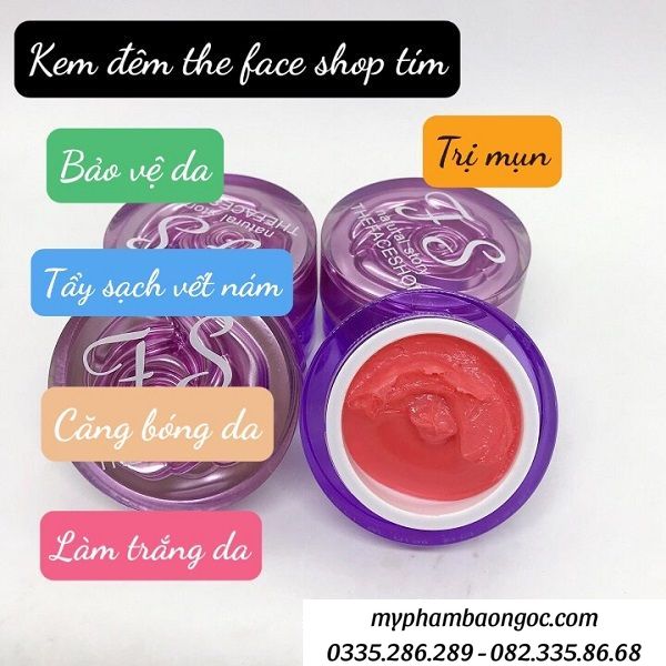 BỘ MỸ PHẨM TRỊ NÁM TRẮNG DA TS THEFACESHOP TÍM 5IN1 HÀN QUỐC