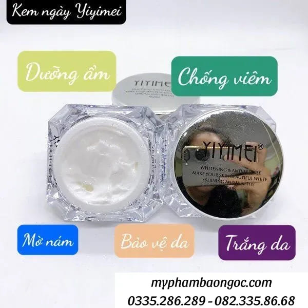 BỘ MỸ PHẨM TRỊ NÁM TÀN NHANG DƯỠNG TRẮNG DA YIYIMEI 5IN1