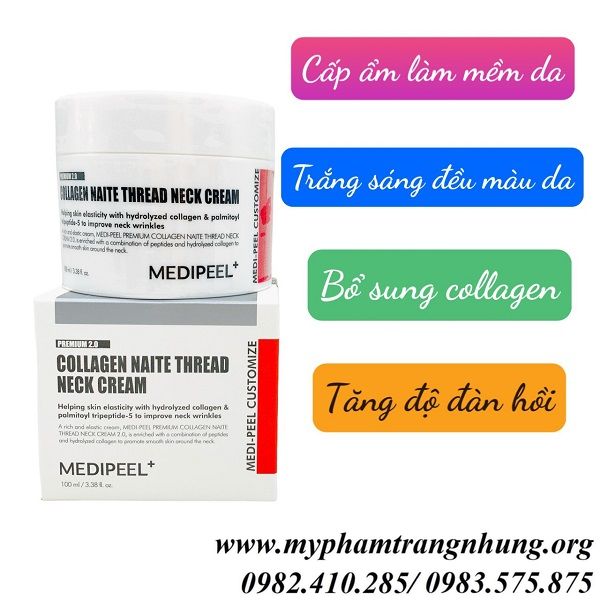 KEM DƯỠNG DA CỔ MEDIPEEL COLLAGEN NAITE 100ML HÀN QUỐC