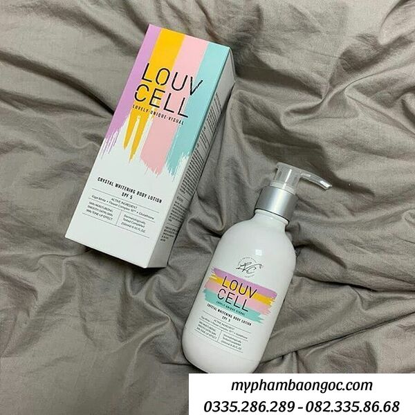 sữa dưỡng thể trắng da body louv cell chính hãng