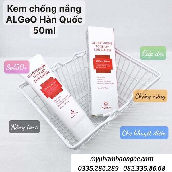 công dụng Kem chống nắng Algeo
