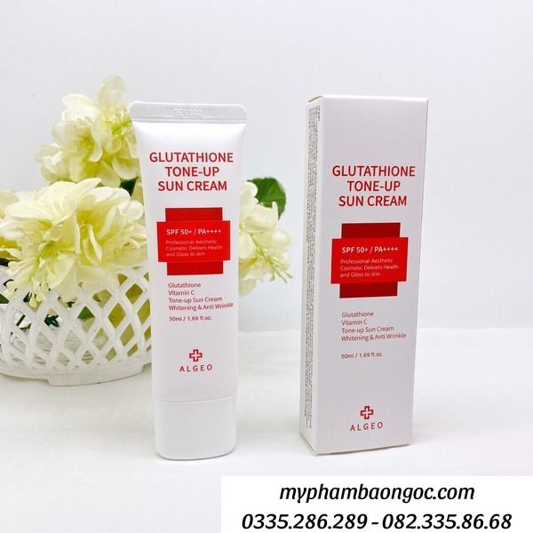 KEM CHỐNG NẮNG ALGEO GLUTATHIONE TONE UP SUN-CREAM HÀN QUỐC