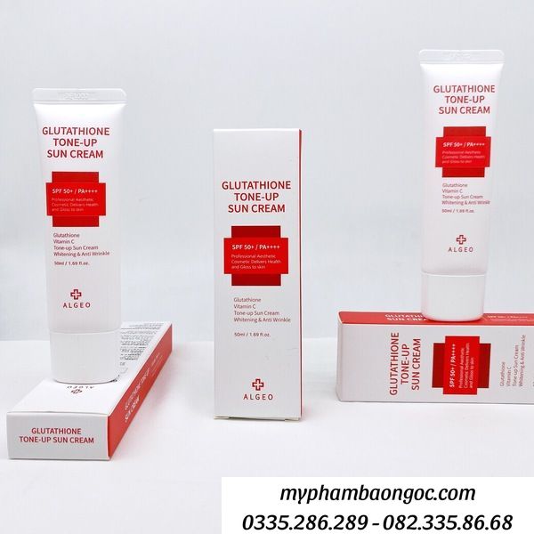 KEM CHỐNG NẮNG ALGEO GLUTATHIONE TONE UP SUN-CREAM HÀN QUỐC