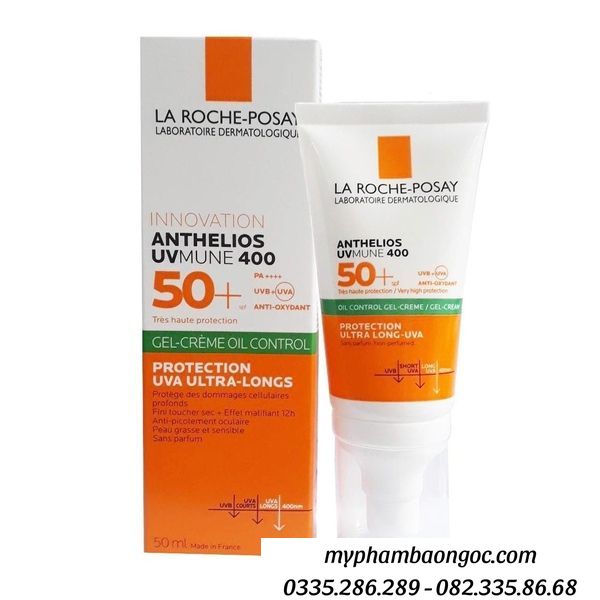 KEM CHỐNG NẮNG DA DẦU LA ROCHE POSAY VẠCH XANH SPF 50 PHÁP