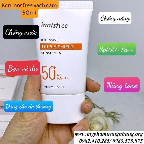 Công dụng Kem chống nắng Innisfree