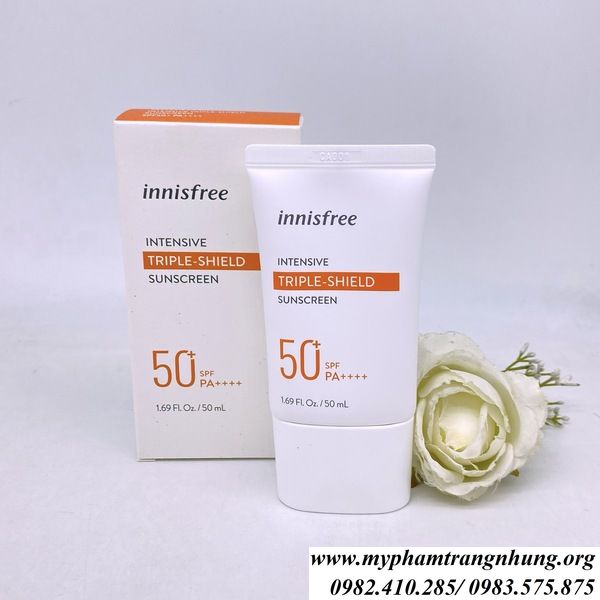 KEM CHỐNG NẮNG INNISFREE INTENSIVE TRIPLE SHIELD HÀN QUỐC