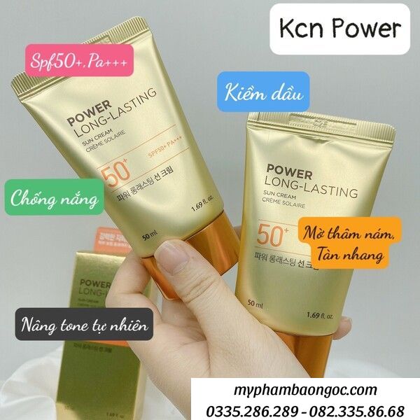 KEM CHỐNG NẮNG POWER LONG LASTING SUN CREAM SPF50 HÀN QUỐC