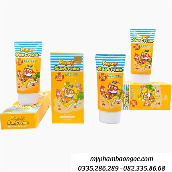 KEM CHỐNG NẮNG TRẺ EM PORORO SUN CREAM SPF 50 HÀN QUỐC 50ML