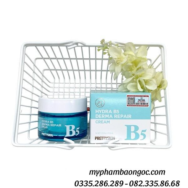 KEM DƯỠNG PRETTYSKIN B5 HYDRA DERMA REPAIR CREAM HÀN QUỐC