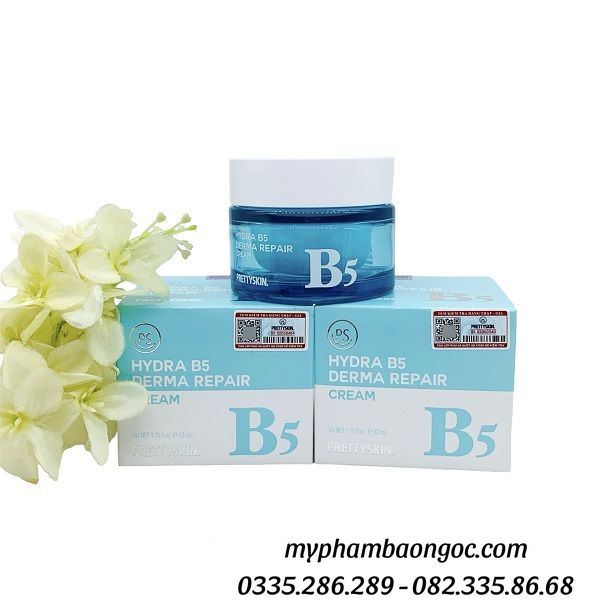 KEM DƯỠNG PRETTYSKIN B5 HYDRA DERMA REPAIR CREAM HÀN QUỐC