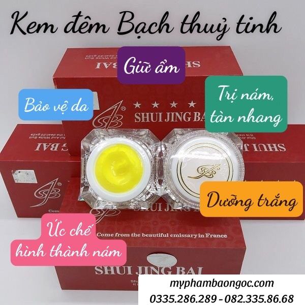 BỘ MỸ PHẨM TRỊ NÁM TÀN NHANG BẠCH THUỶ TINH SHUI JING BAI