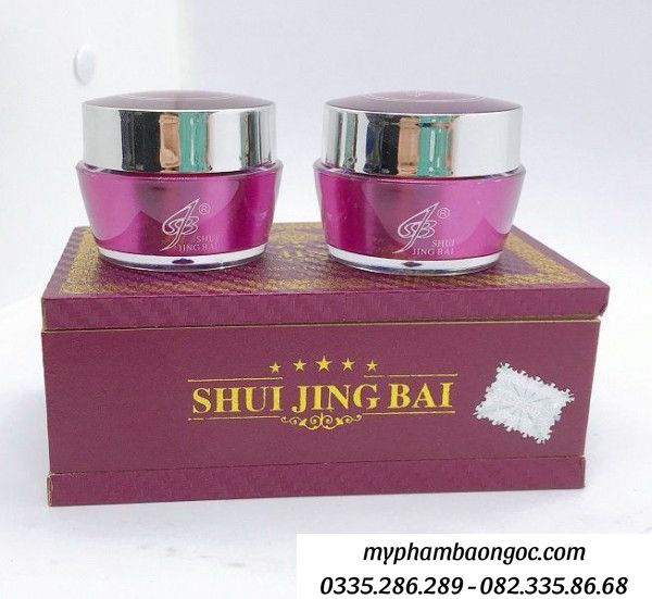 BỘ MỸ PHẨM TRỊ NÁM BẠCH THỦY TINH TÍM SHUI JING BAI CAO CẤP