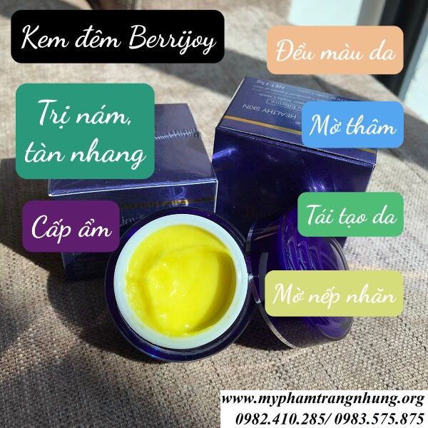 BỘ KEM DƯỠNG TRẮNG TRỊ NÁM BERRIJOY CAO CẤP