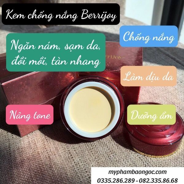 BỘ KEM DƯỠNG TRẮNG TRỊ NÁM BERRIJOY CAO CẤP