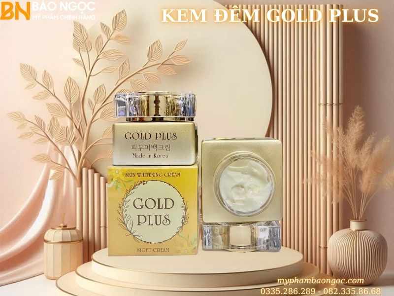 KEM TRỊ NÁM TÀN NHANG DƯỠNG TRẮNG DA GOLD PLUS HÀN QUỐC&nbsp;
