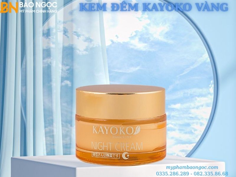 KEM TRỊ NÁM TRẮNG DA KAYOKO MÀU VÀNG NHẬT BẢN
