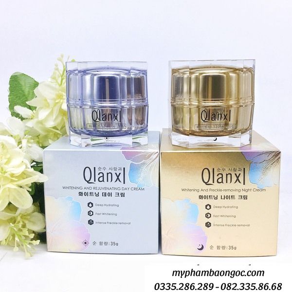 BỘ KEM QLANXL TRẮNG DA TRỊ NÁM TÀN NHANG 35G HÀN QUỐC