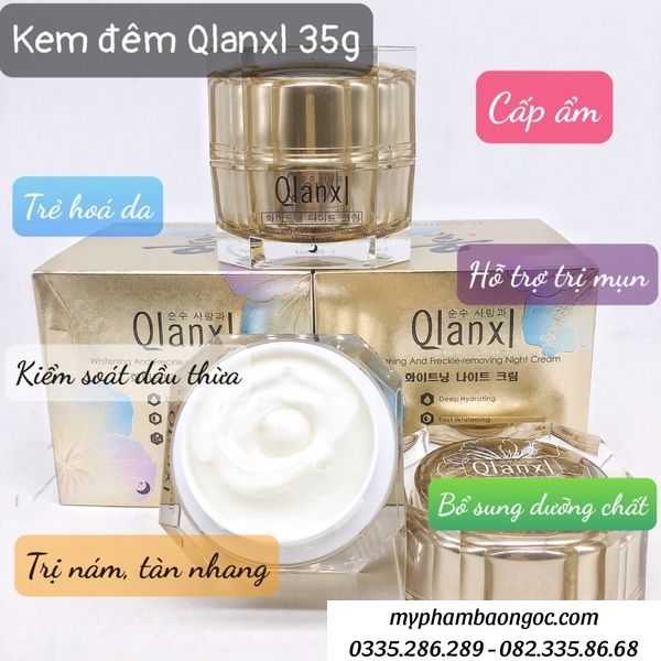 BỘ KEM QLANXL TRẮNG DA TRỊ NÁM TÀN NHANG 35G HÀN QUỐC